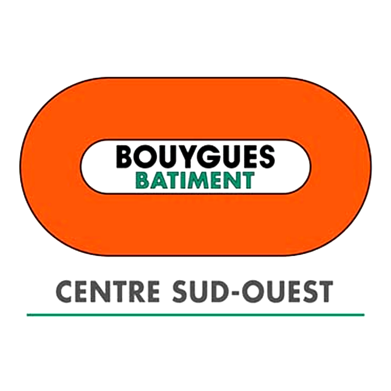 Logo Bouygues Batiments - Logo Bouygues Batiments - Centre Sud-Ouest en carré - Maxime Tarcher conférence mémoire professionnel séminaire entreprise psychologue